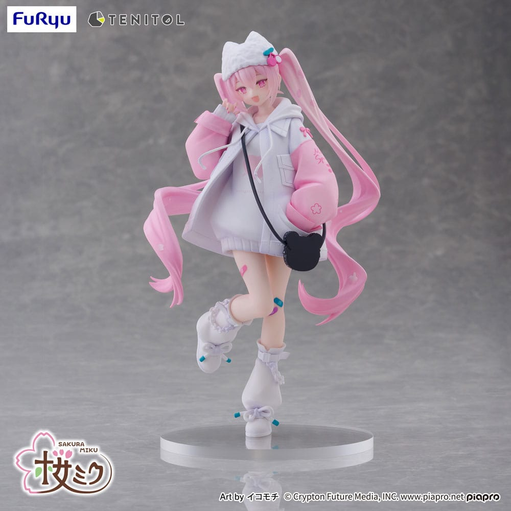 Hatsune Miku Tenitol Statue Sakura Miku Cool Style (Petit)