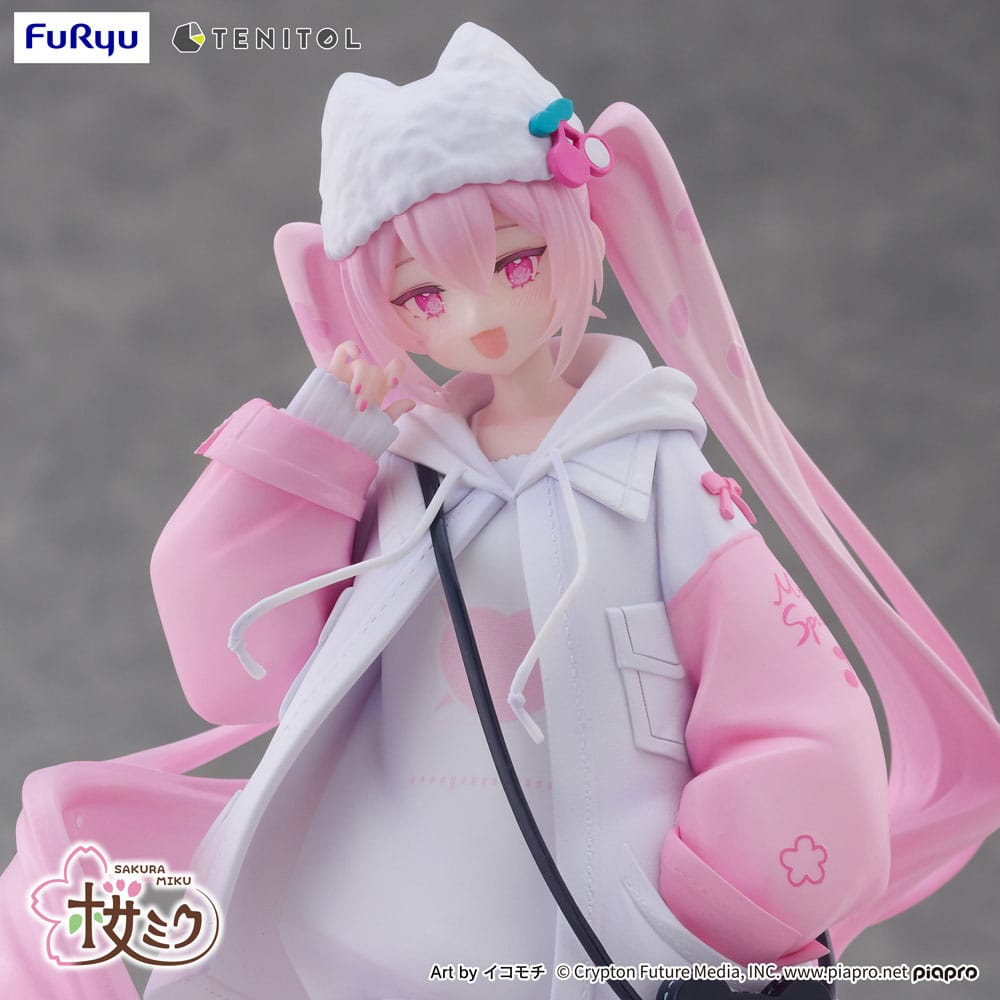 Hatsune Miku Tenitol Statue Sakura Miku Cool Style (Petit)