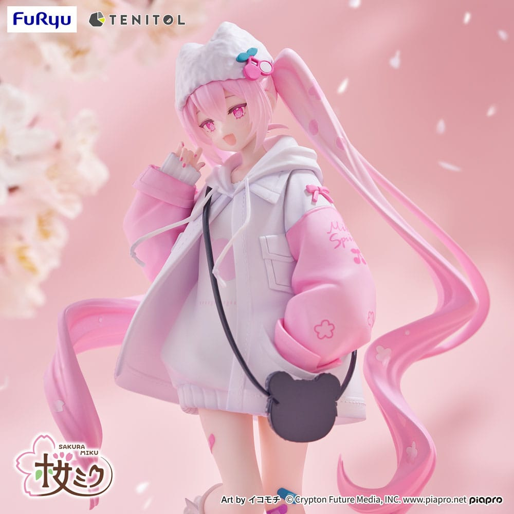 Hatsune Miku Tenitol Statue Sakura Miku Cool Style (Petit)
