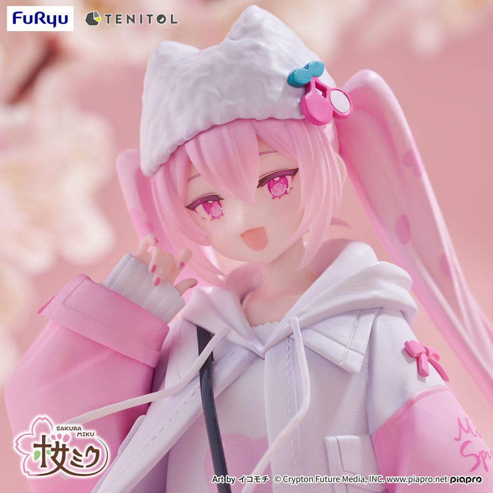 Hatsune Miku Tenitol Statue Sakura Miku Cool Style (Petit)