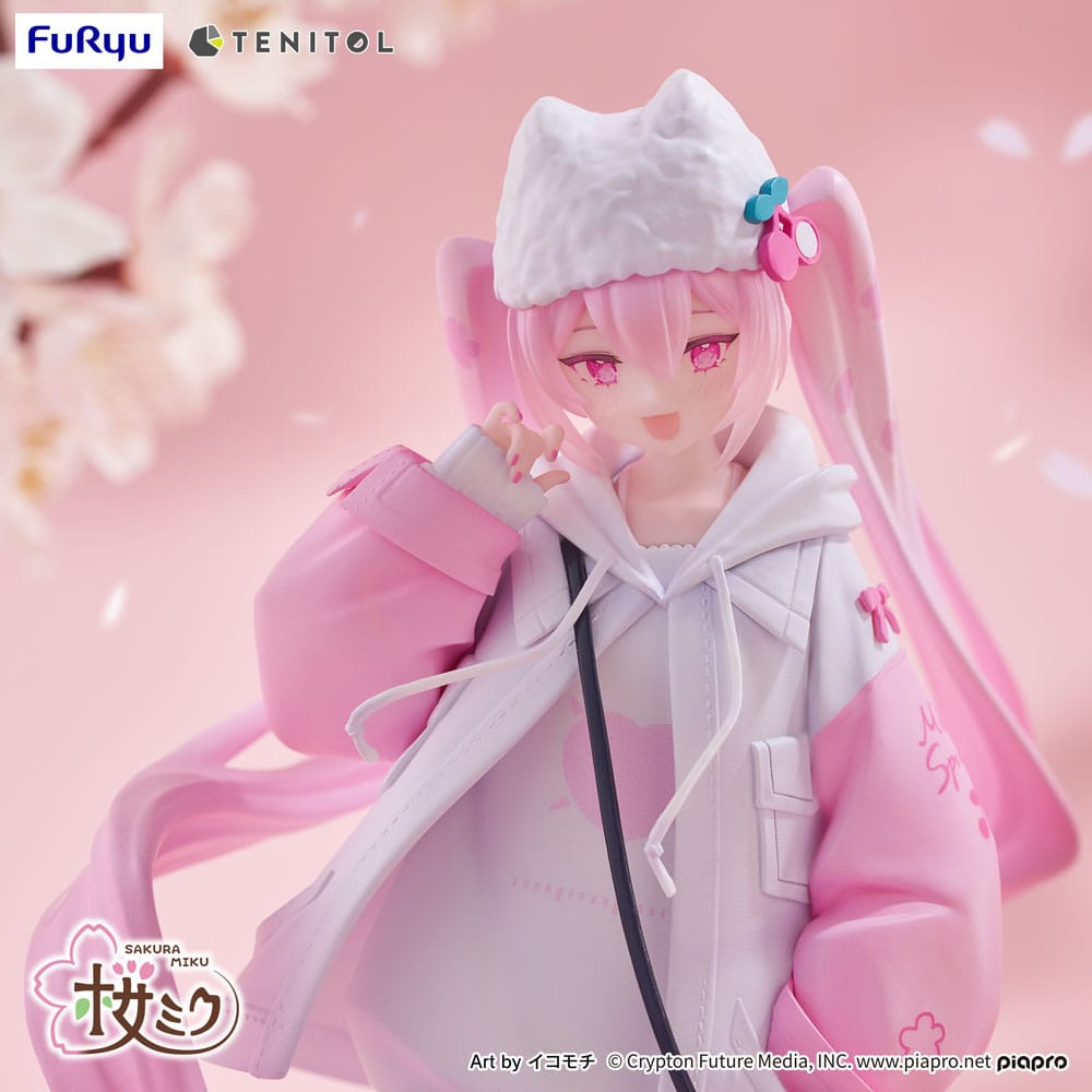 Hatsune Miku Tenitol Statue Sakura Miku Cool Style (Petit)