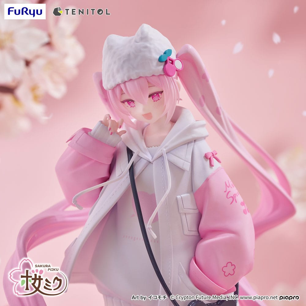 Hatsune Miku Tenitol Statue Sakura Miku Cool Style (Petit)