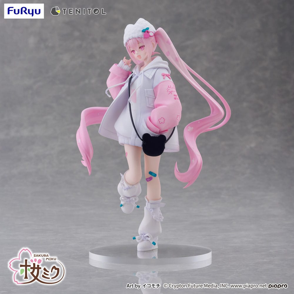 Hatsune Miku Tenitol Statue Sakura Miku Cool Style (Petit)