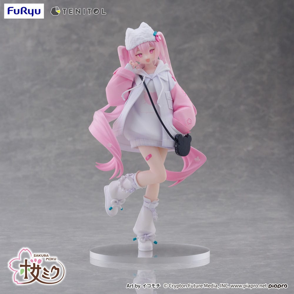 Hatsune Miku Tenitol Statue Sakura Miku Cool Style (Petit)