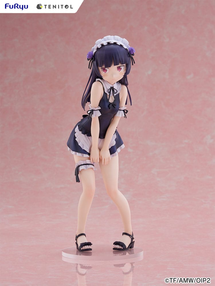Oreimo Tenitol Tall Statue Kuroneko swimsuits Maid Ver