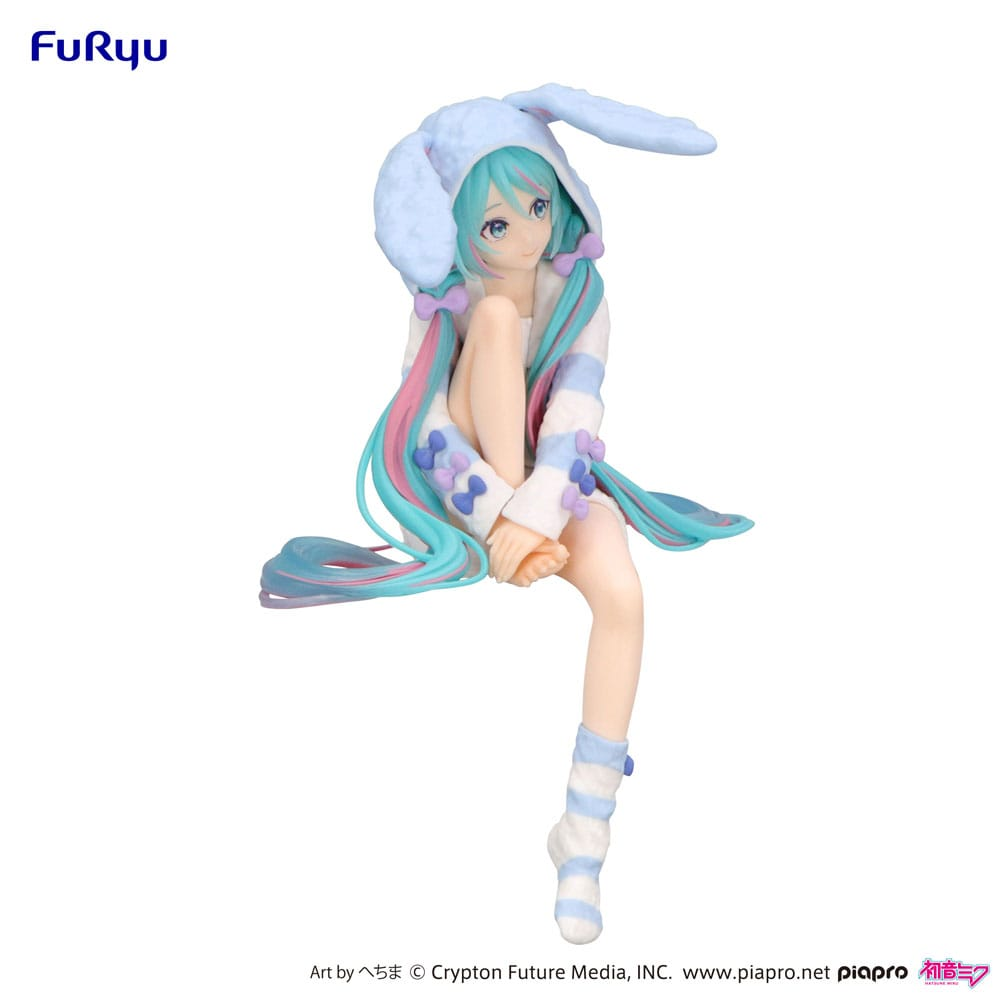 Hatsune Miku Noodle Stopper Hatsune Miku Rabbit Ear Hood Pajama Blue Color Ver