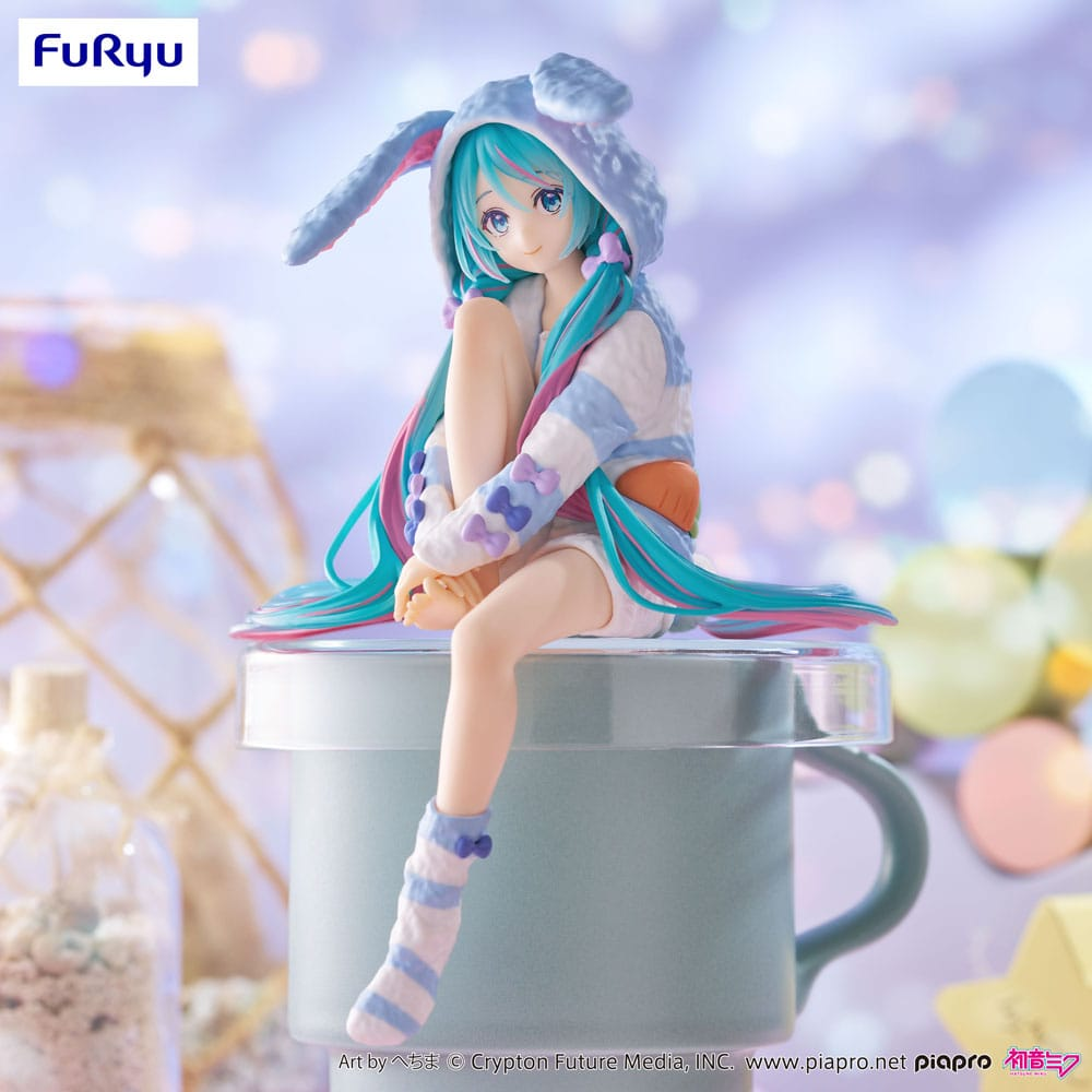 Hatsune Miku Noodle Stopper Hatsune Miku Rabbit Ear Hood Pajama Blue Color Ver