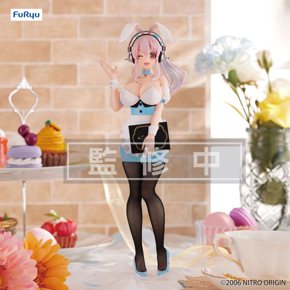 Super Sonico BiCute Bunnies Super Sonico Waitress Light Blue Color Ver