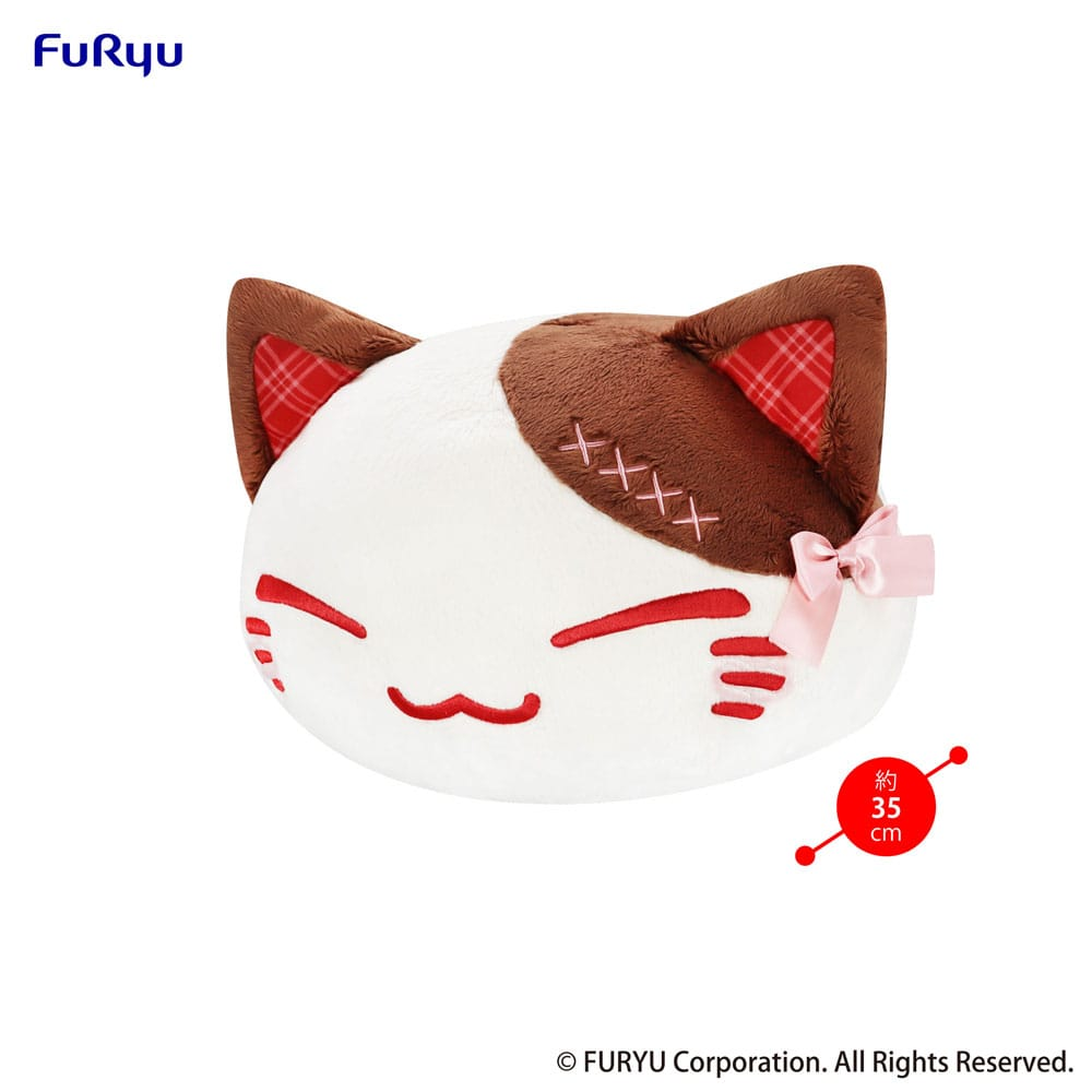 Nemuneko Cat Sweet Big Plush Brown