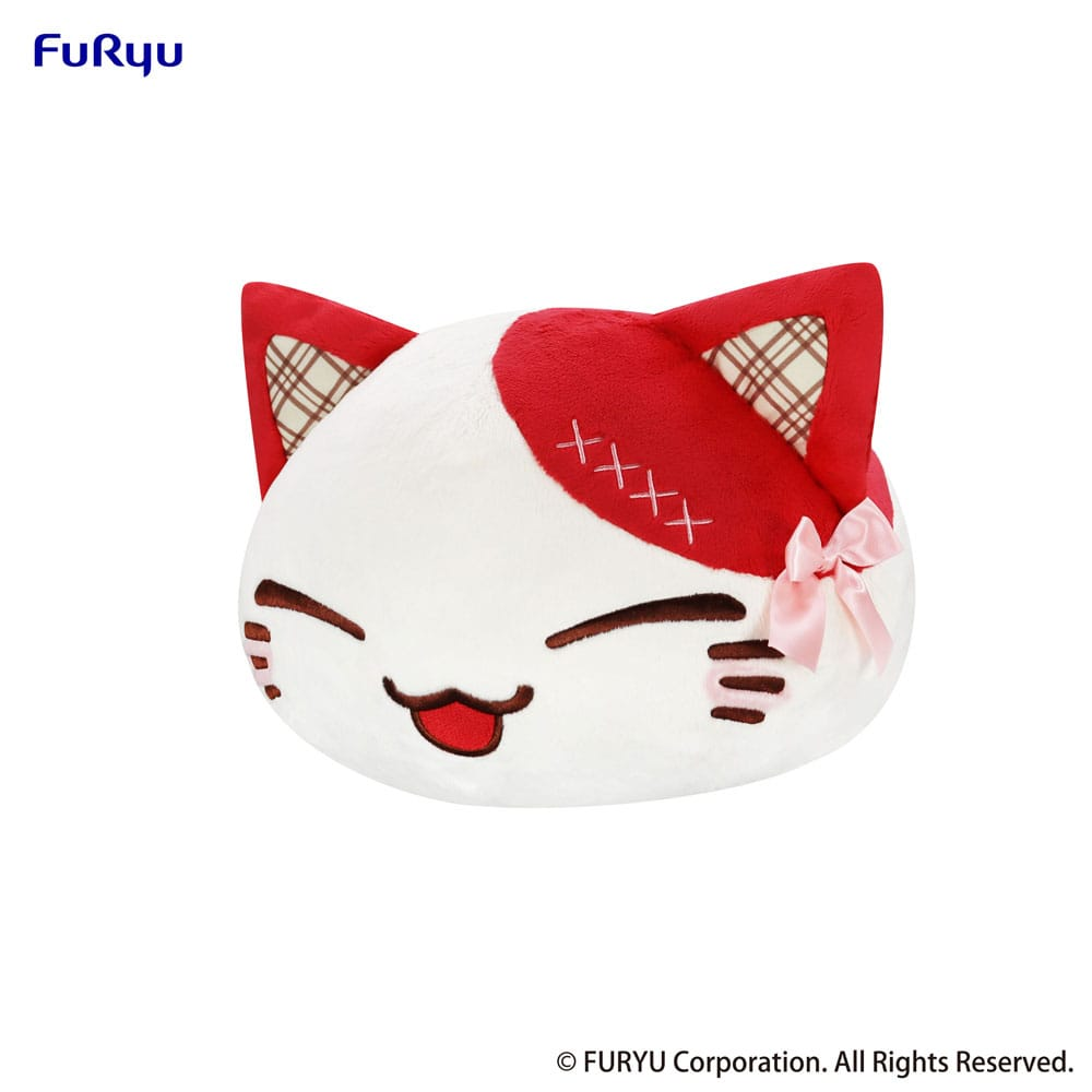 Nemuneko Cat Sweet Big Plush Red