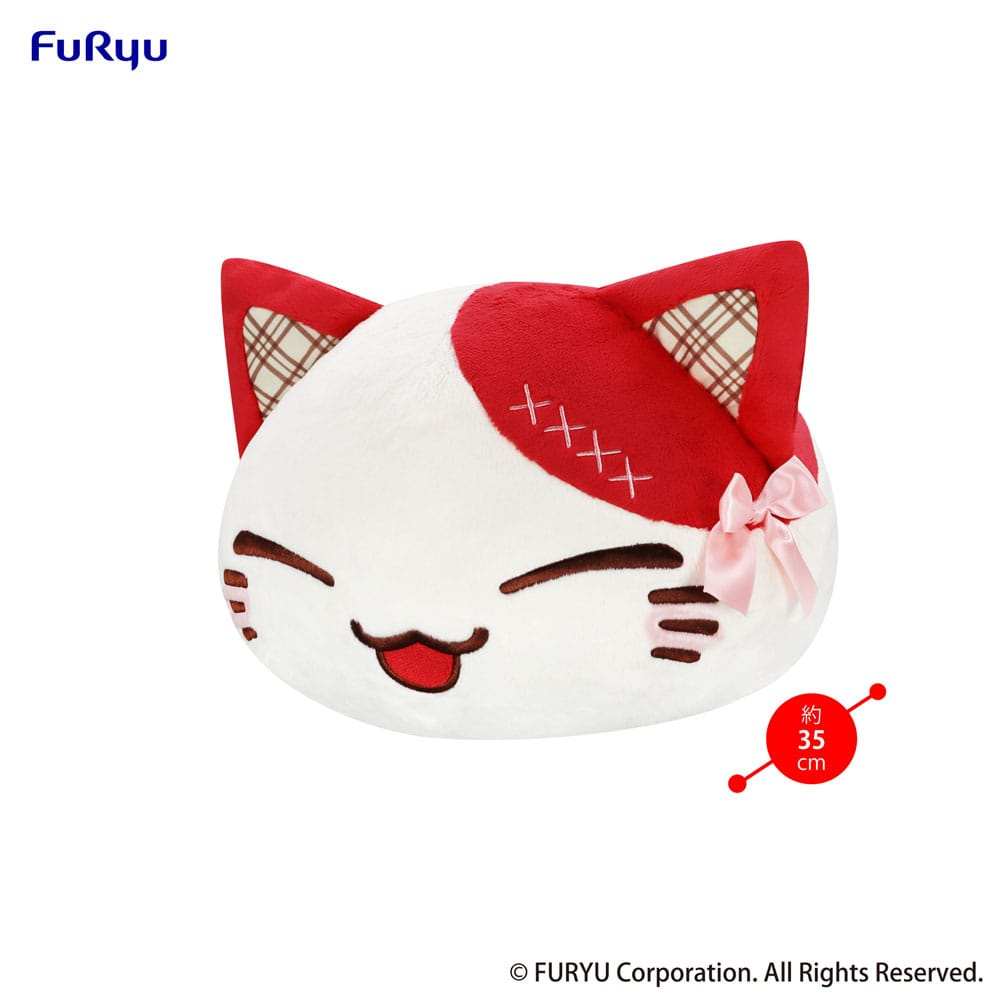 Nemuneko Cat Sweet Big Plush Red