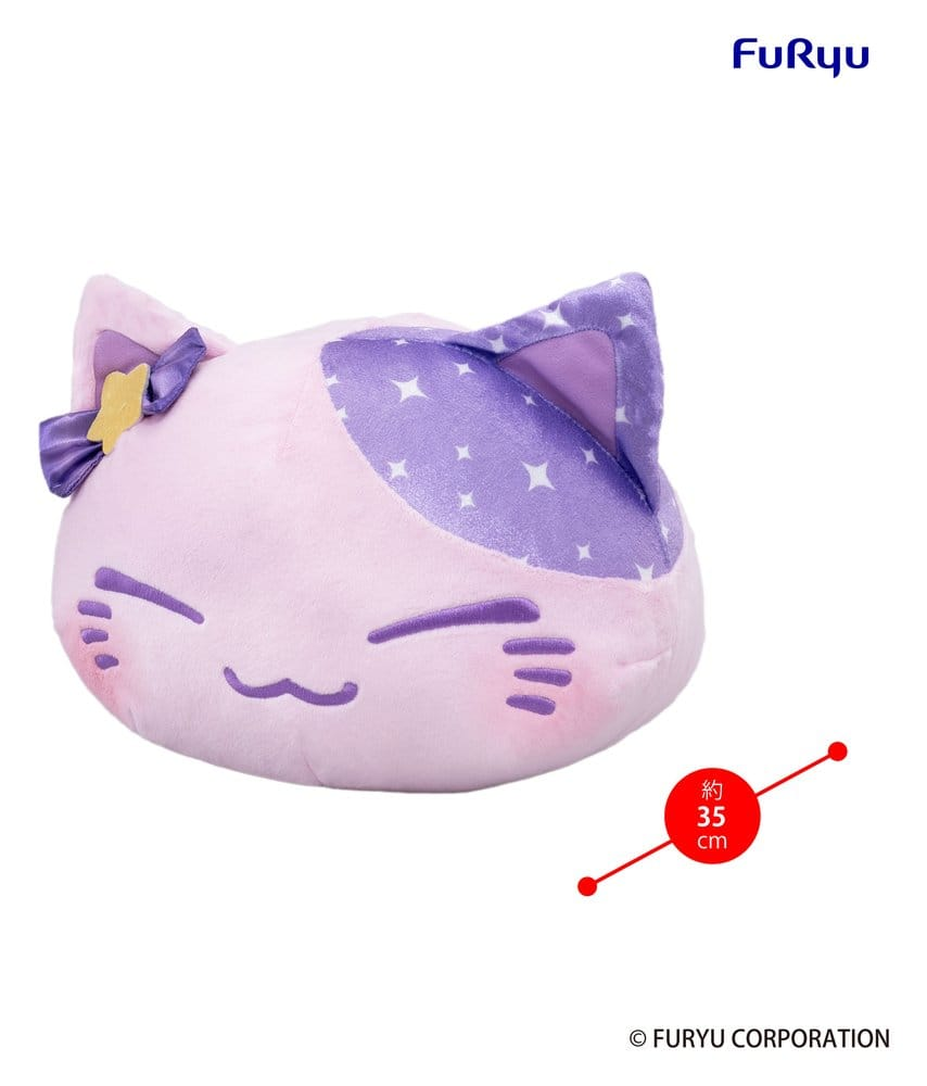 Nemuneko Cat Sweet Big Plush Purple