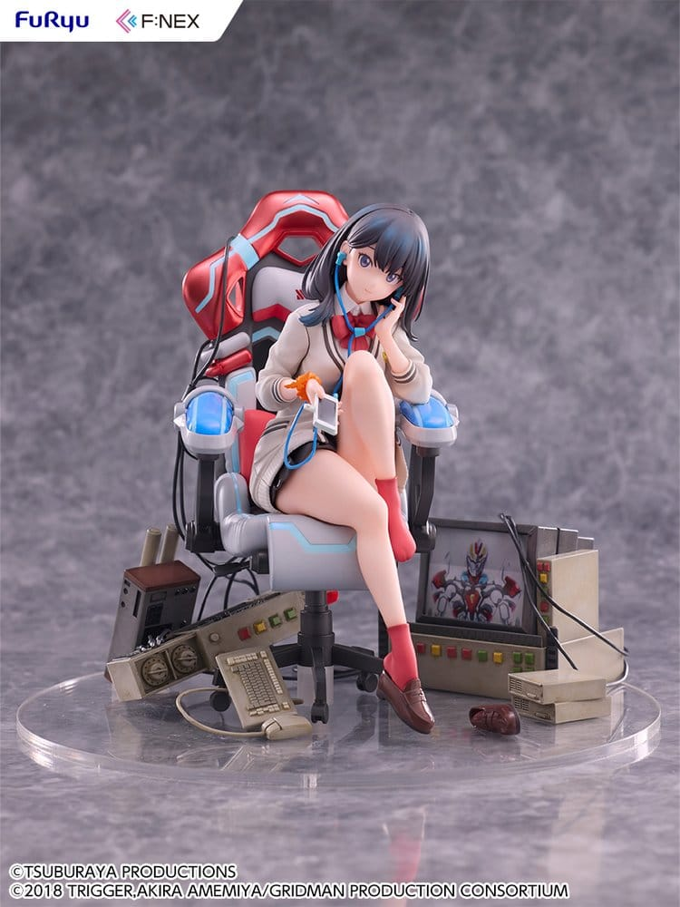 SSSS. Gridman Universe F:NEX 1/7 Scale Statue Rikka Takarada Gaming Chair Ver