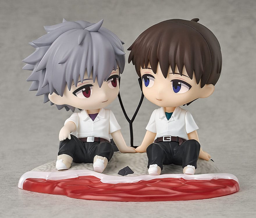 Rebuild of Evangelion Mini Memory Statue Shinji Ikari & Kaworu Nagisa