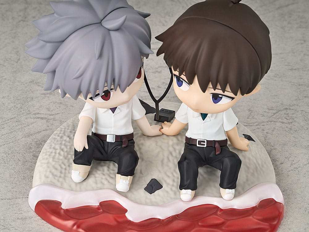 Rebuild of Evangelion Mini Memory Statue Shinji Ikari & Kaworu Nagisa