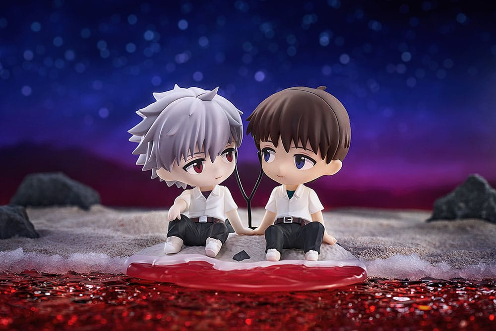 Rebuild of Evangelion Mini Memory Statue Shinji Ikari & Kaworu Nagisa
