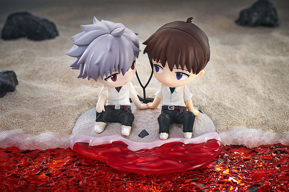 Rebuild of Evangelion Mini Memory Statue Shinji Ikari & Kaworu Nagisa