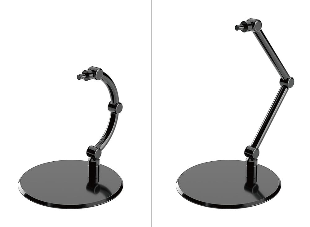The Simple Stand Mini Nendoroid More for Mini Figures & Models mini Black 4 per-Pack