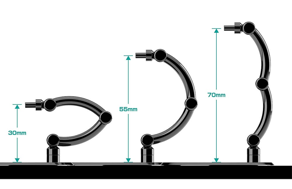 The Simple Stand Mini Nendoroid More for Mini Figures & Models mini Black 4 per-Pack