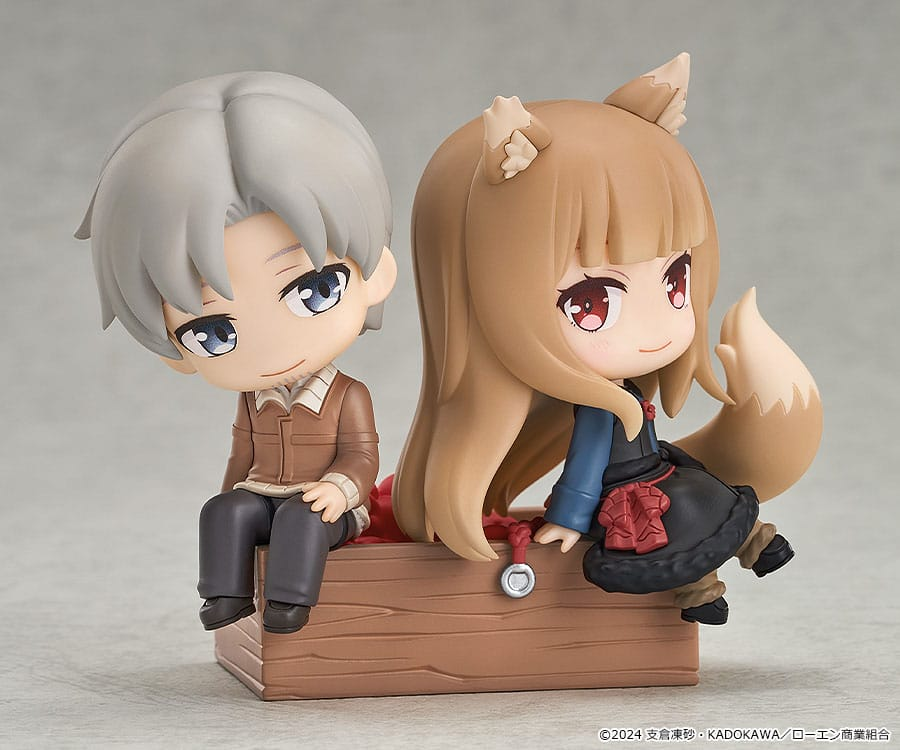 Spice and Wolf: Merchant Meets the Wise Wolf Mini Memory Statue Lawrence & Holo