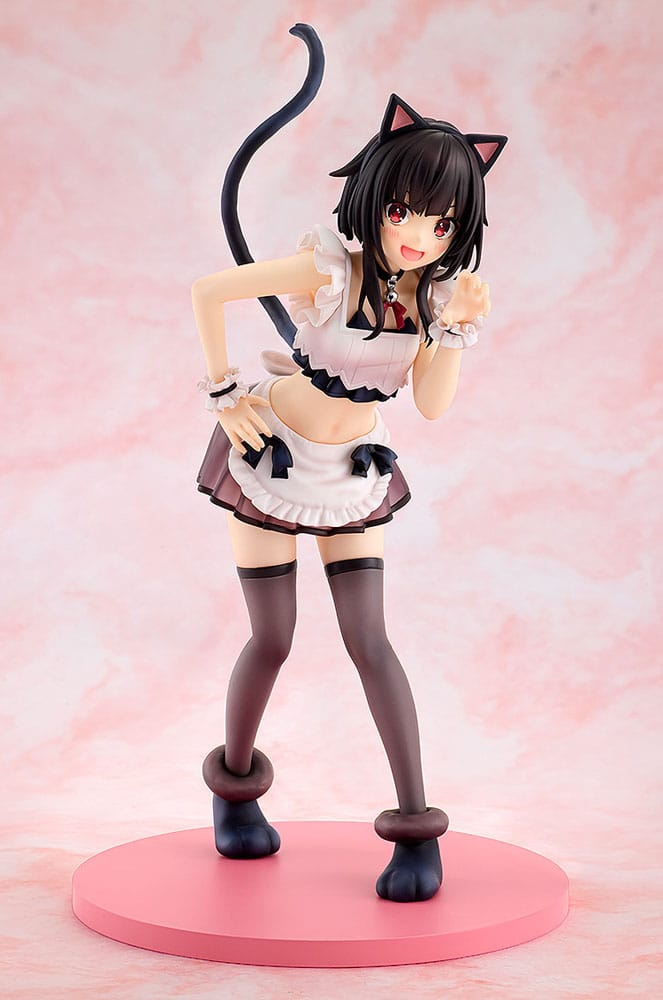 Konosuba Statue Megumin Light Novel Catgirl Maid Ver