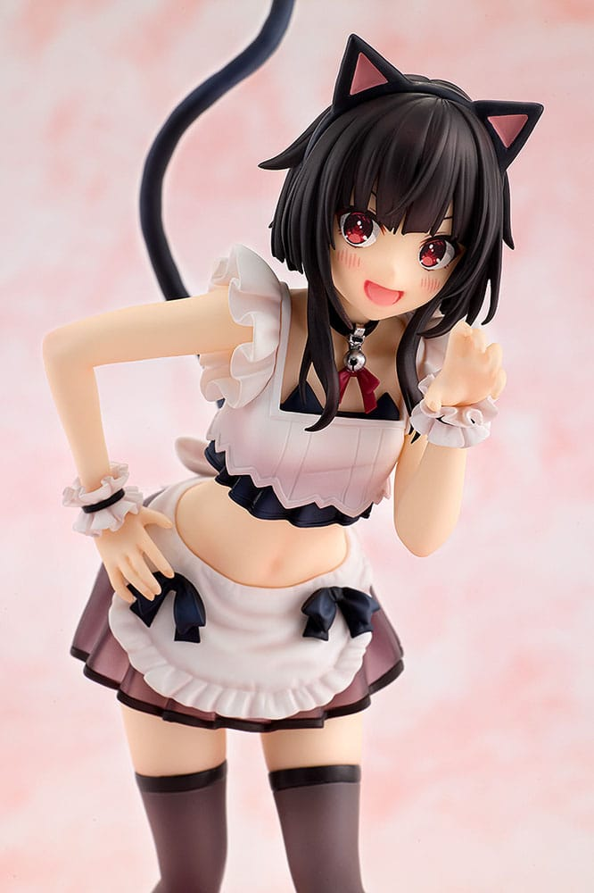 Konosuba Statue Megumin Light Novel Catgirl Maid Ver