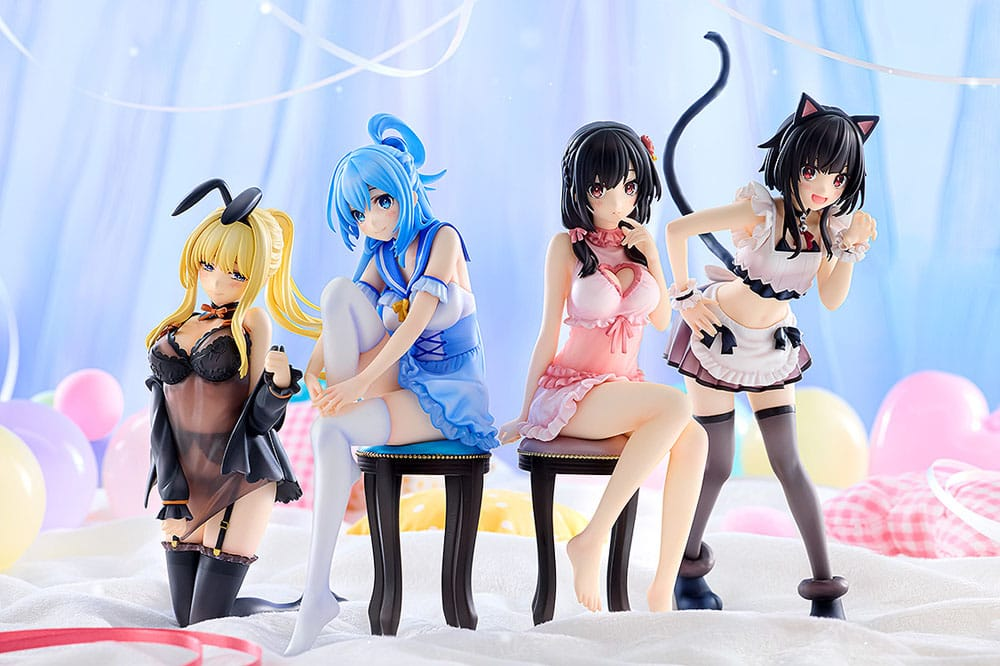 Konosuba Statue Yunyun Light Novel Negligee Ver
