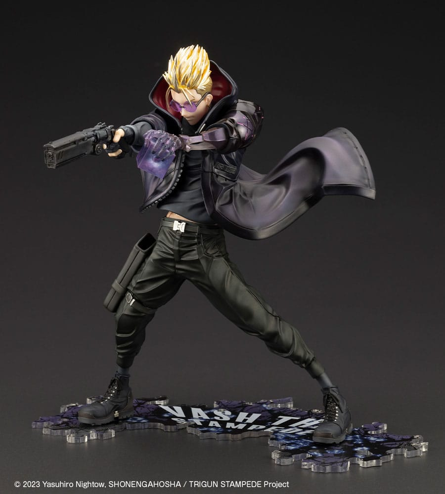 Trigun Stampede ARTFXJ 1/8 Scale Statue Vash the Stampede The Gunman in Black Ver
