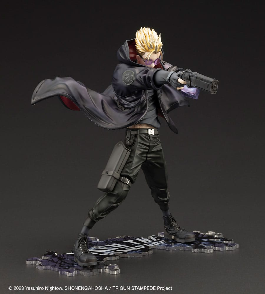 Trigun Stampede ARTFXJ 1/8 Scale Statue Vash the Stampede The Gunman in Black Ver