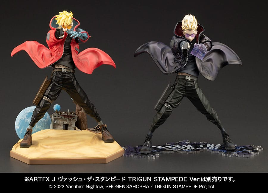 Trigun Stampede ARTFXJ 1/8 Scale Statue Vash the Stampede The Gunman in Black Ver