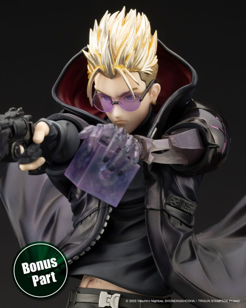 Trigun Stampede ARTFXJ 1/8 Scale Statue Vash the Stampede The Gunman in Black Ver