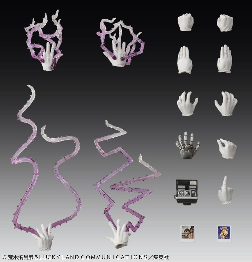 JoJo's Bizarre Adventure: Stardust Crusaders Chozokado Action Figure Joseph Joestar & Iggy