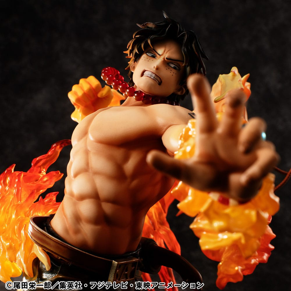 One Piece Portrait Of Pirates NEO-Maximum Statue Portgas D. Ace 15th Anniversary Super Limited Reprint Ver