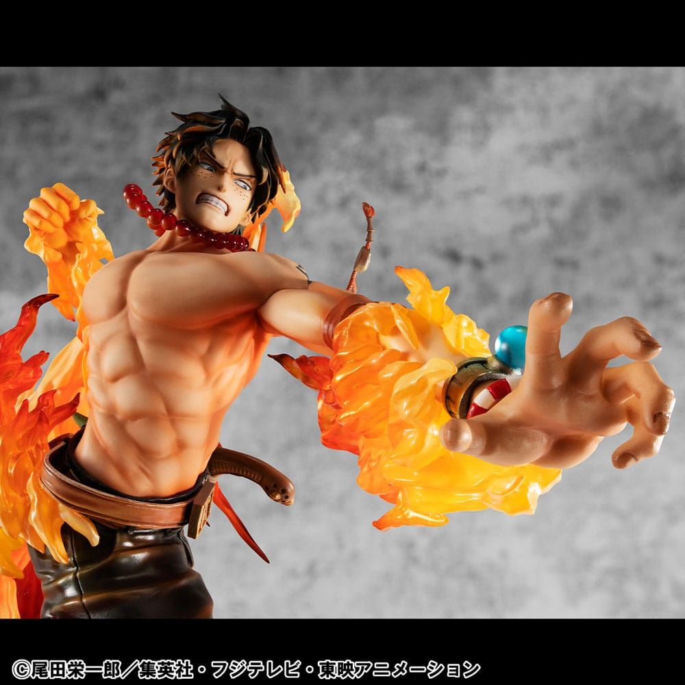 One Piece Portrait Of Pirates NEO-Maximum Statue Portgas D. Ace 15th Anniversary Super Limited Reprint Ver