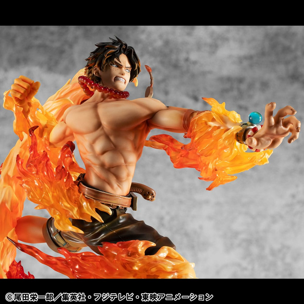 One Piece Portrait Of Pirates NEO-Maximum Statue Portgas D. Ace 15th Anniversary Super Limited Reprint Ver