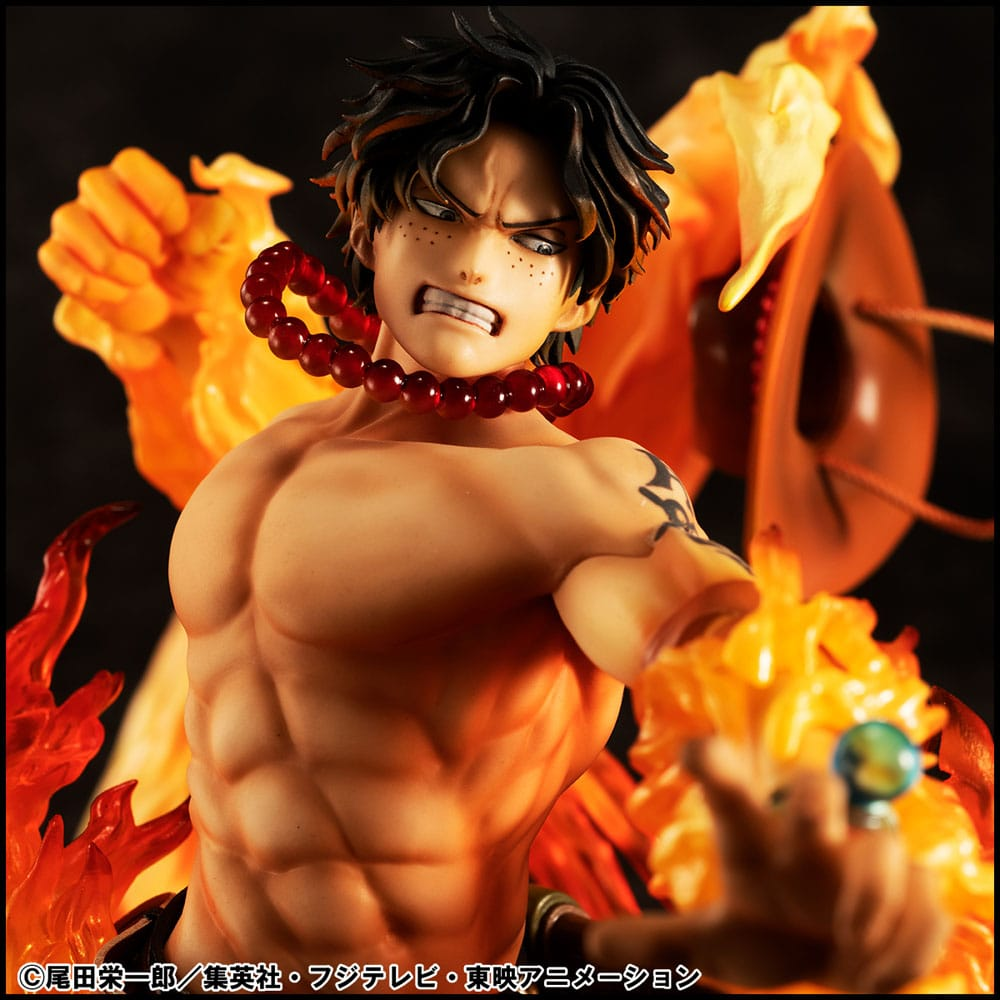 One Piece Portrait Of Pirates NEO-Maximum Statue Portgas D. Ace 15th Anniversary Super Limited Reprint Ver