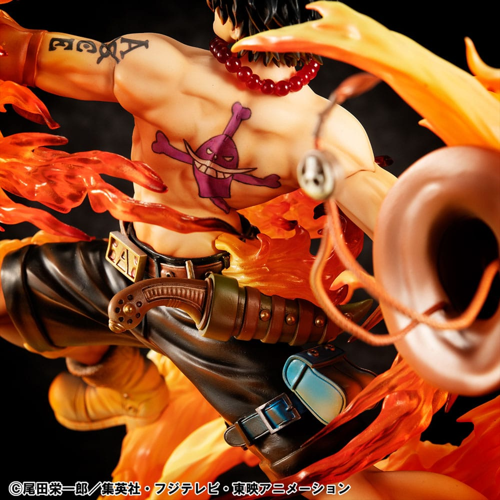 One Piece Portrait Of Pirates NEO-Maximum Statue Portgas D. Ace 15th Anniversary Super Limited Reprint Ver