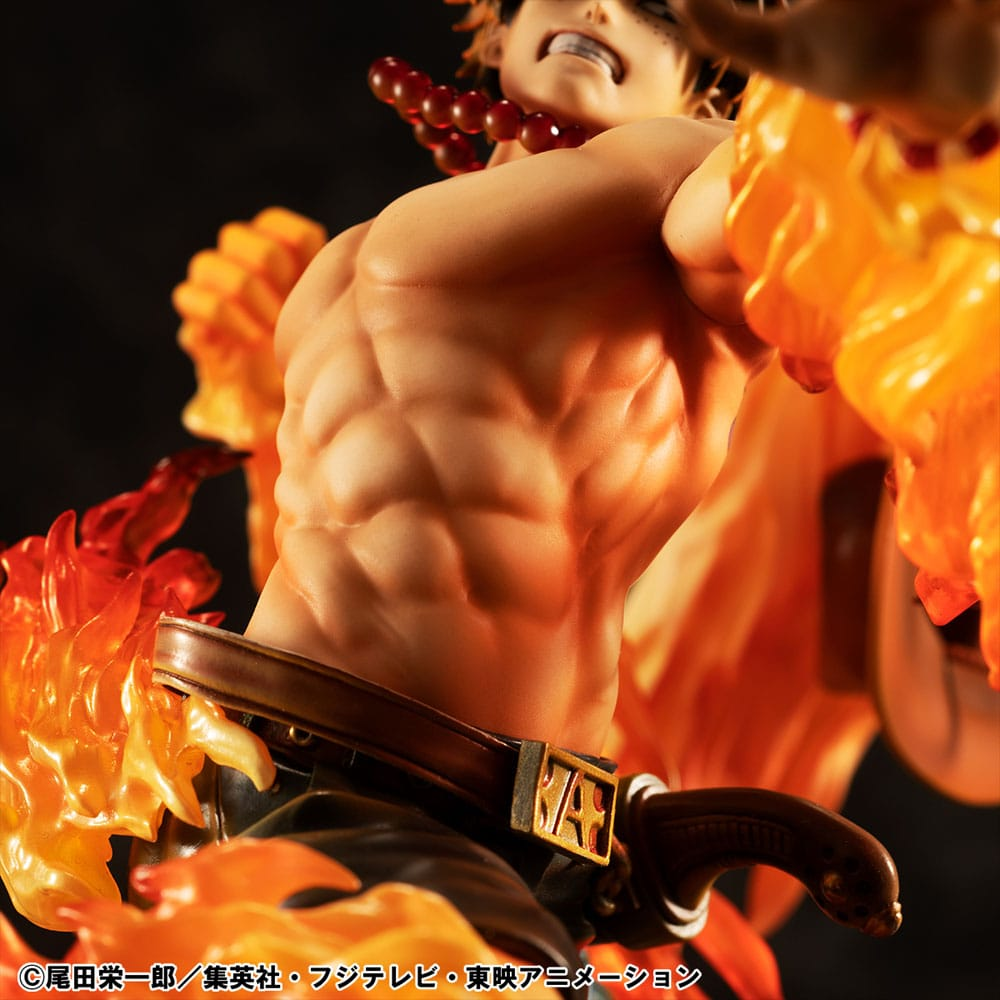 One Piece Portrait Of Pirates NEO-Maximum Statue Portgas D. Ace 15th Anniversary Super Limited Reprint Ver