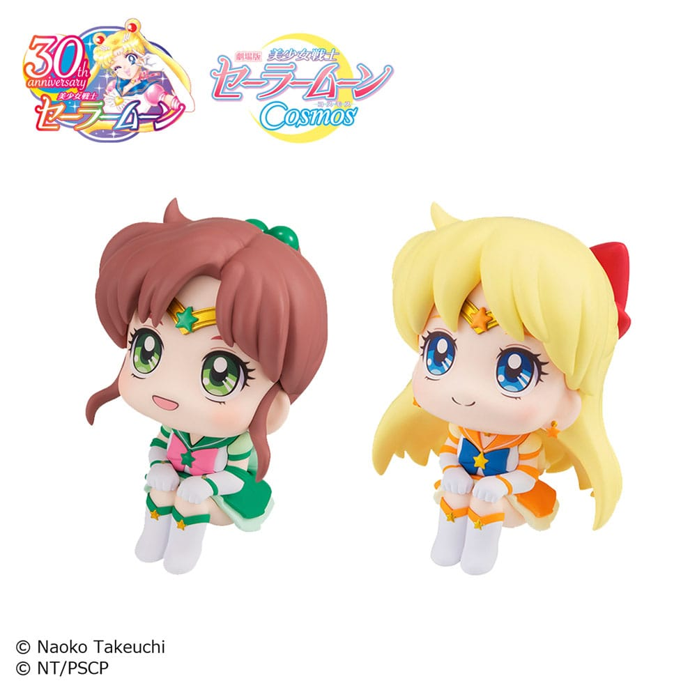 Sailor Moon Eternal Sailor Look Up Figure Jupiter & Eternal Sailor Venus (With Gift)