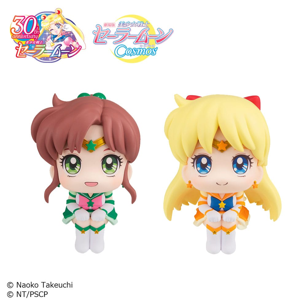 Sailor Moon Eternal Sailor Look Up Figure Jupiter & Eternal Sailor Venus (With Gift)