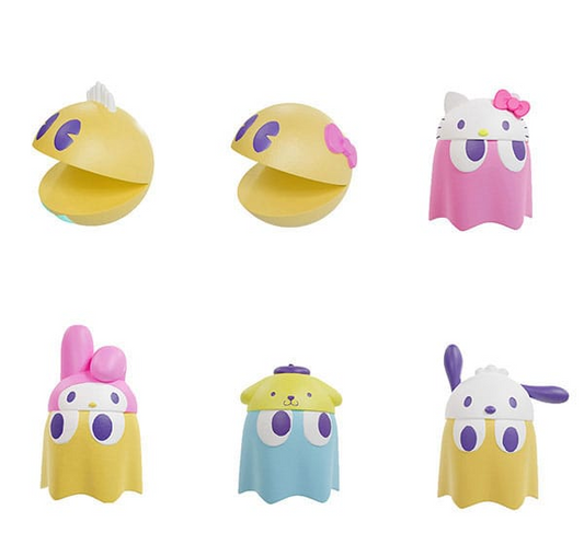 Pac-Man x Sanrio Characters Chibicollect Series Trading Figure Vol. 1 - (Complete Box)
