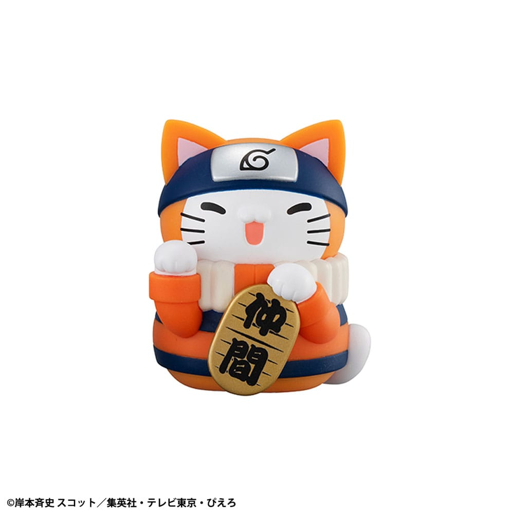 Naruto Shippuden Mega Cat Project Nyaruto! Trading Figures Fortune Cats Coloful Assortment (6)