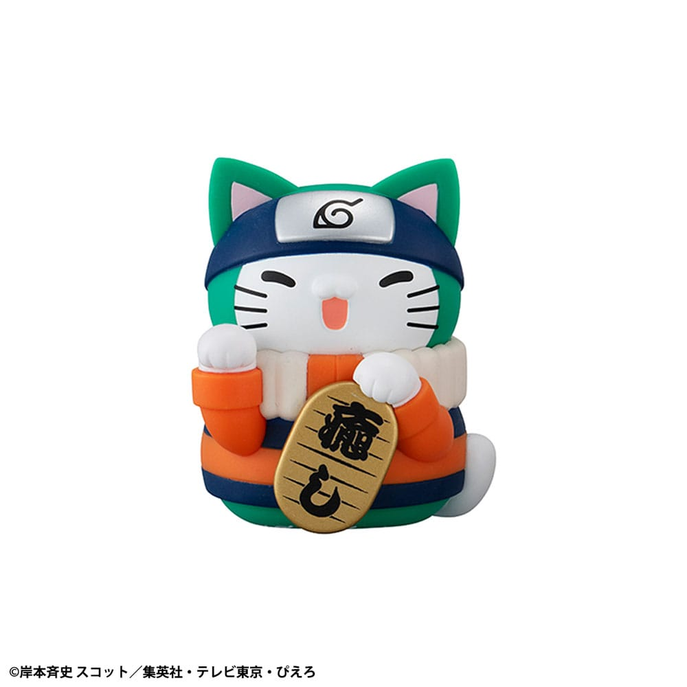 Naruto Shippuden Mega Cat Project Nyaruto! Trading Figures Fortune Cats Coloful Assortment (6)