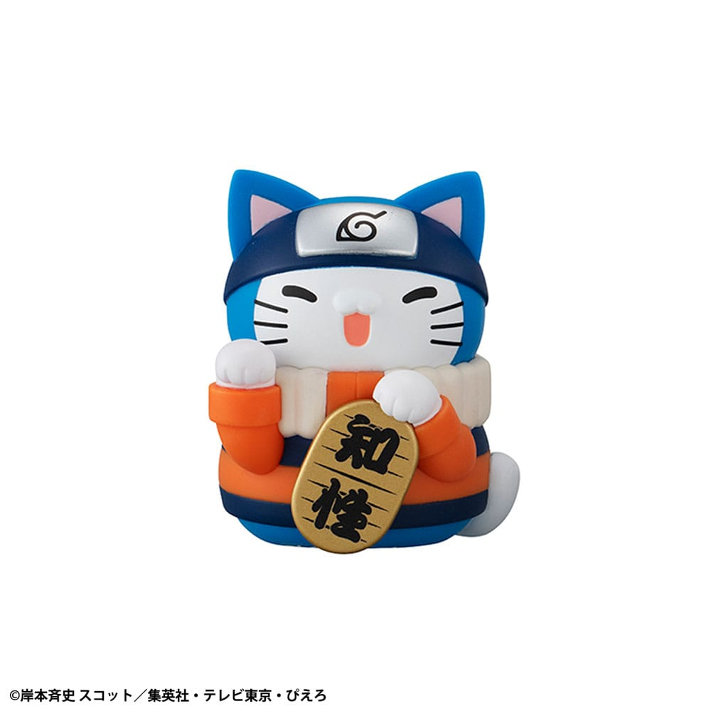 Naruto Shippuden Mega Cat Project Nyaruto! Trading Figures Fortune Cats Coloful Assortment (6)