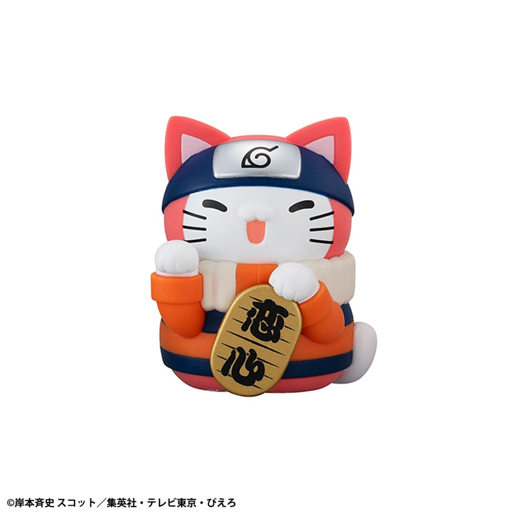 Naruto Shippuden Mega Cat Project Nyaruto! Trading Figures Fortune Cats Coloful Assortment (6)