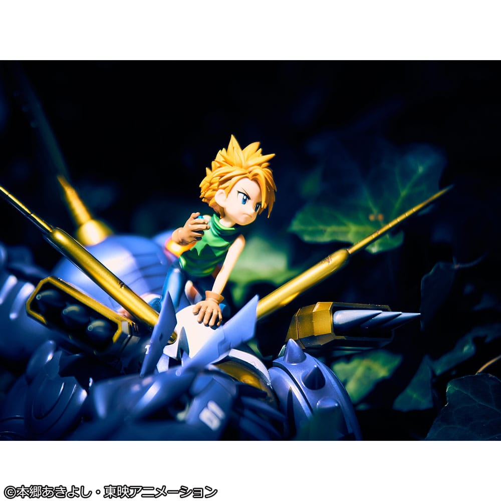 Digimon Adventure Precious G.E.M. Series Statue Metal Garurumon & Ishida Yamato