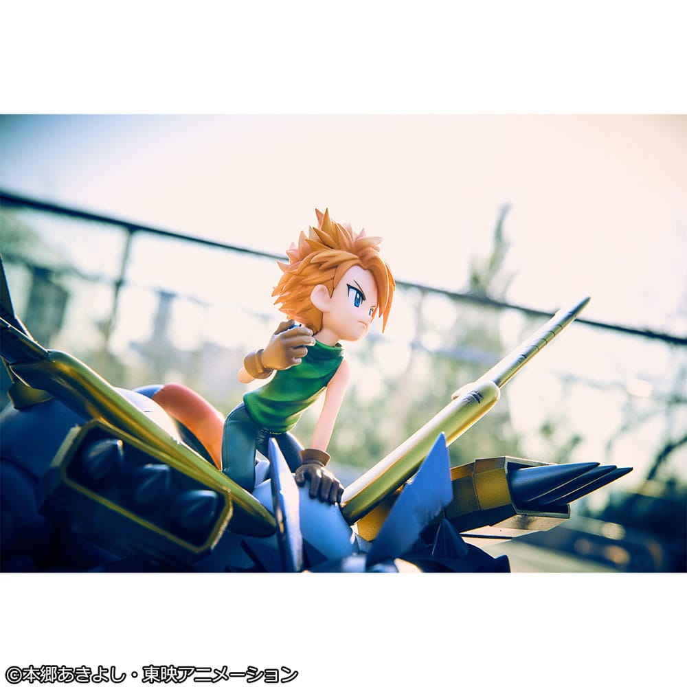 Digimon Adventure Precious G.E.M. Series Statue Metal Garurumon & Ishida Yamato