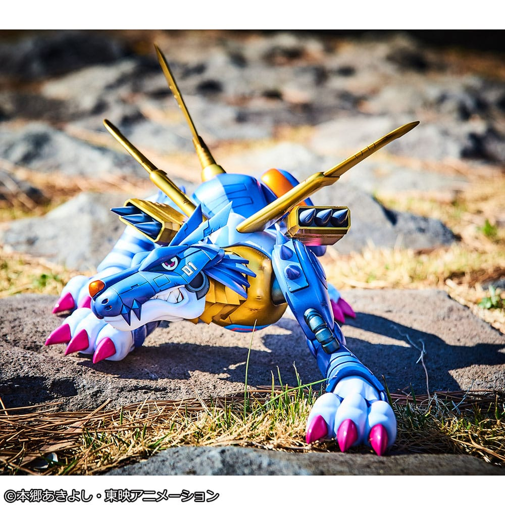 Digimon Adventure Precious G.E.M. Series Statue Metal Garurumon & Ishida Yamato