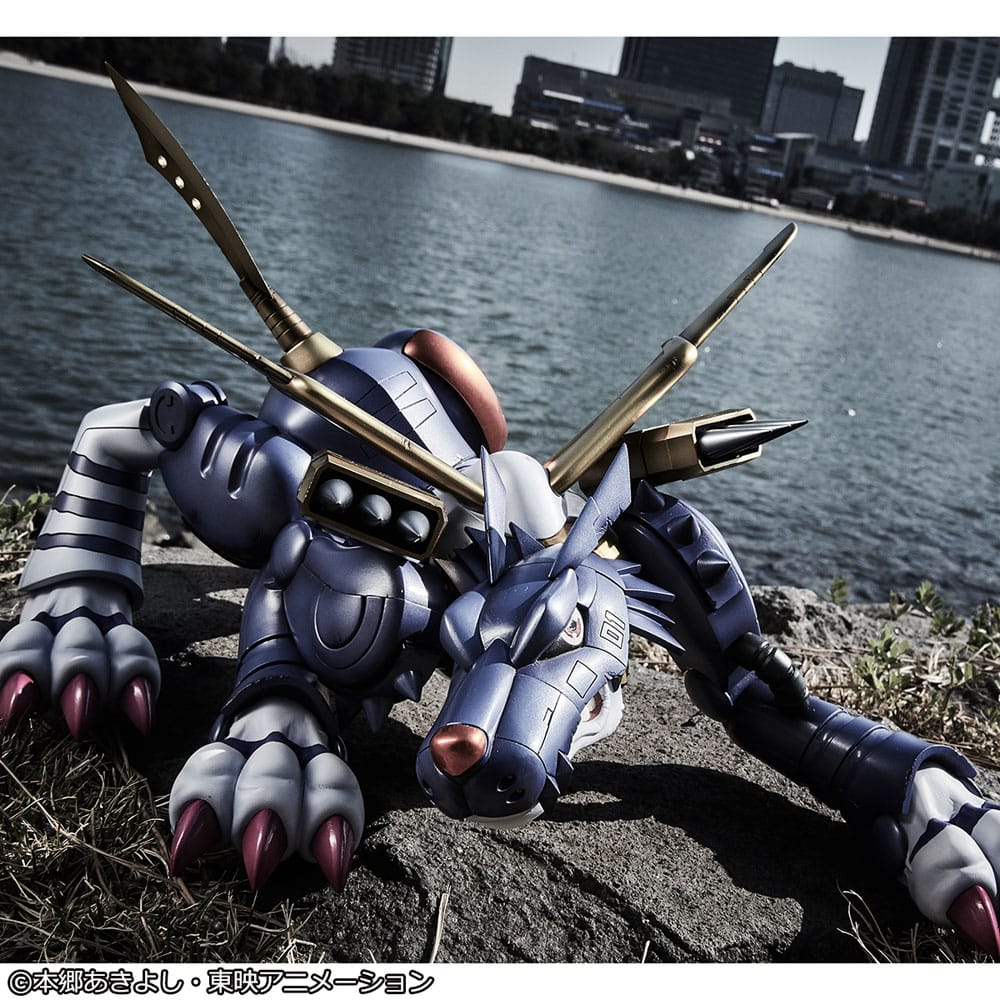 Digimon Adventure Precious G.E.M. Series Statue Metal Garurumon & Ishida Yamato