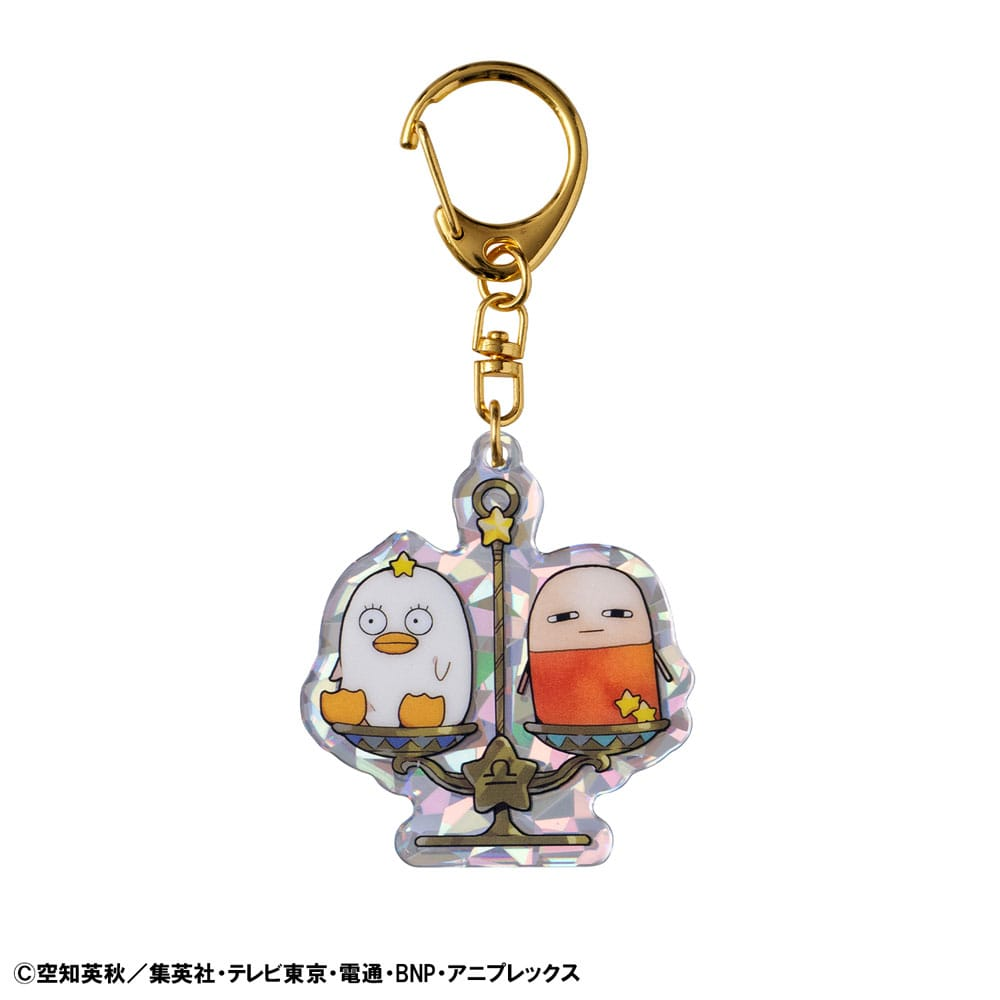 Gintama Acrylic Mascot Keychain Charms Elizabeth 12 Zodiac Signs Spring & Summer - (Complete Box)